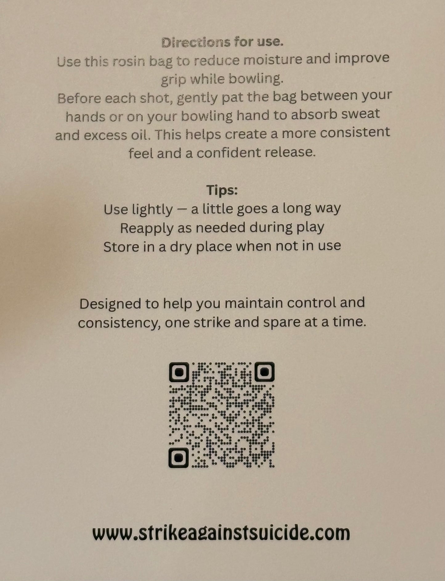 SAS-SAL Rosin Bag